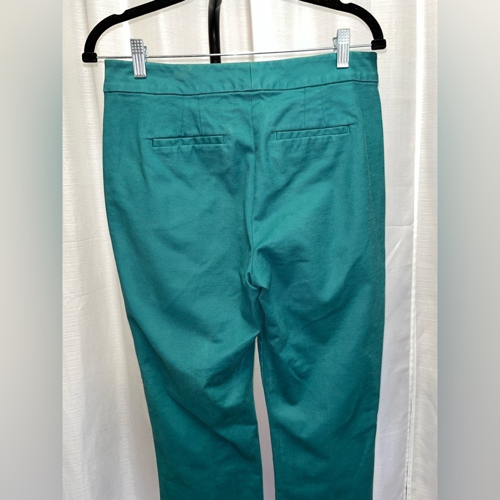 Boden teal/green Richmond 7/8 trousers | size 8p - Picture 5 of 8